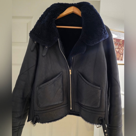 Club Monaco Diya Shearling Coat - Picture 5 of 16